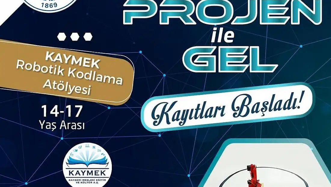 Büyükşehir KAYMEK’ten ‘Projen ile Gel Robotik Kodlama Atöylesi’