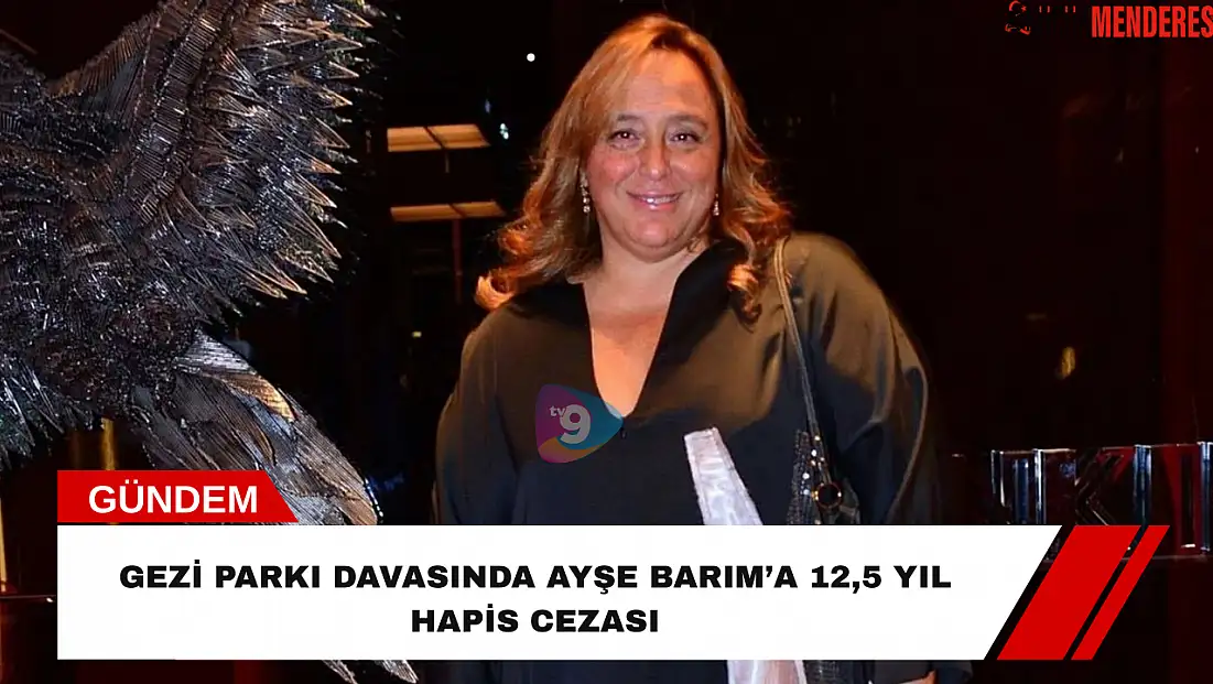 Gezi Parkı davasında Ayşe Barım’a 12,5 yıl hapis cezası