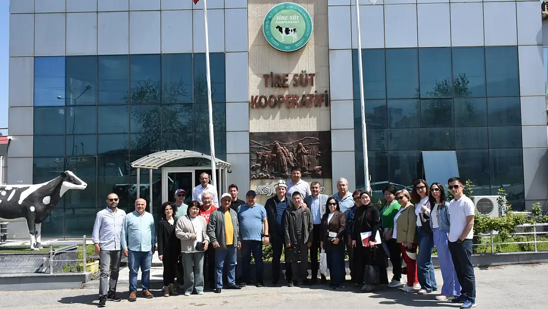 Kırgız Heyetten Tire Süt Kooperatifine İlgi