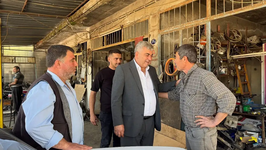 Başkan Nasuh Coşkun’dan Sanayi Esnafına Bayrak Ziyareti