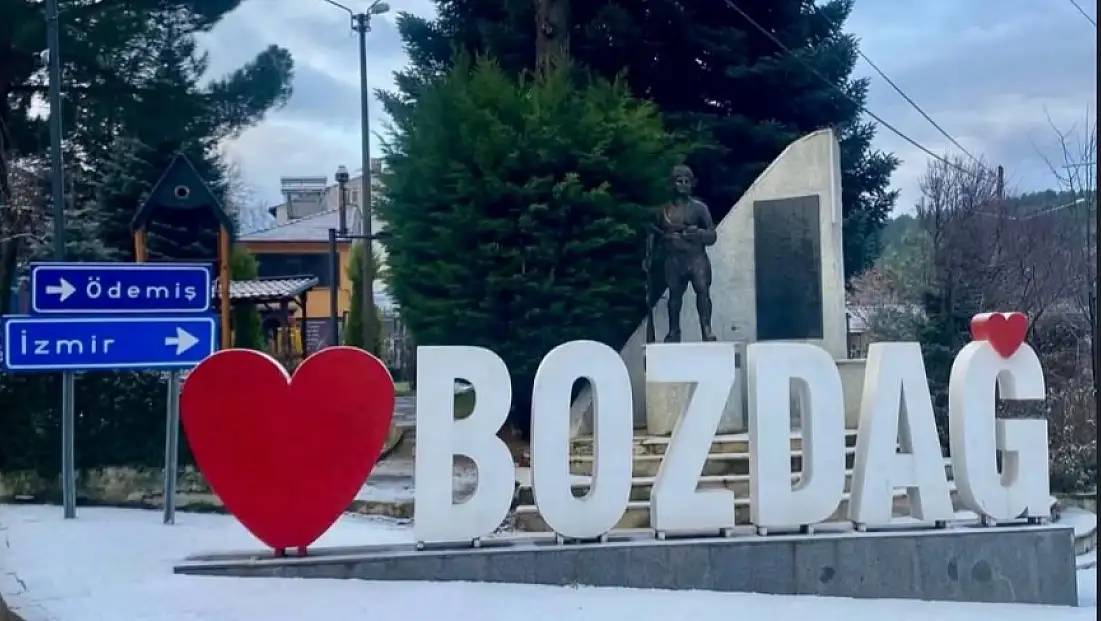 BOZDAĞ 2025’İN SON SABAHINA KARLA UYANDI