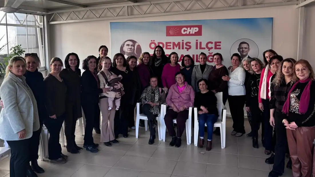 Chp Ödemiş kadın kolları toplantı düzenledi