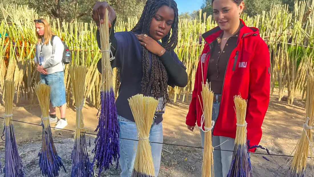 Erasmus Plus Projesi Kapsamında Bayındır’da Kuru Çiçek Merkezi Gezisi