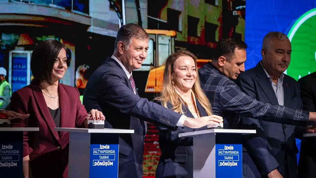 İzmir’de 3 milyarlık altyapı yatırımı başladı