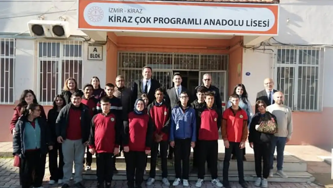 KAYMAKAM VE MİLLİ EĞİTİM MÜDÜRÜNDEN OKUL ZİYARETİ