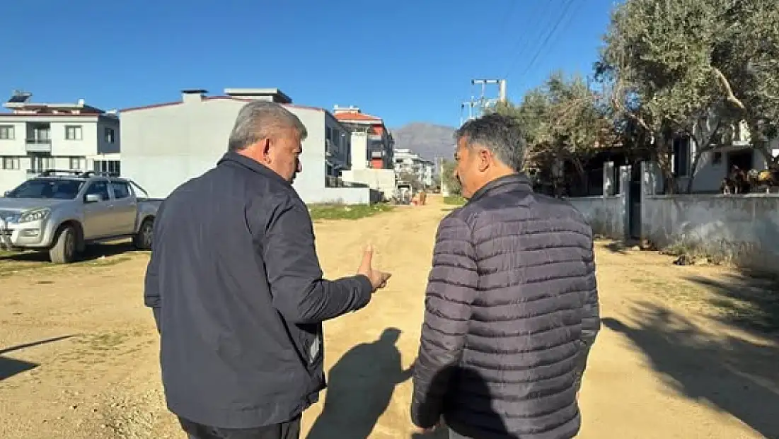 Kiraz’da Fen İşleri Çalışmaları Başkan Tarafından Yerinde Denetlendi