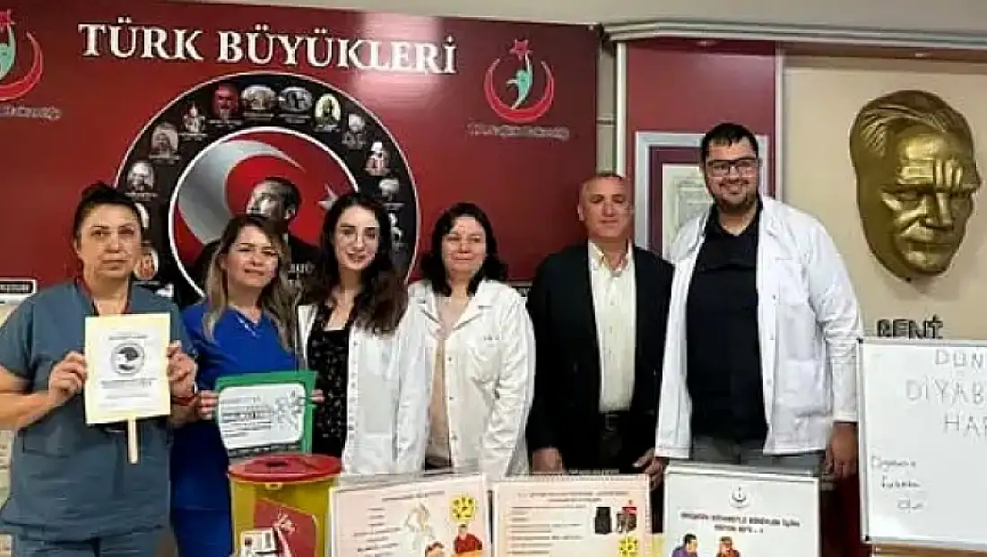 Kiraz Devlet Hastanesi’nde Diyabet Günü İçin Farkındalık Etkinliği