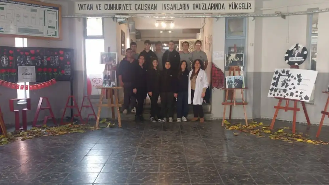 Ödemiş Mesleki ve Teknik Anadolu Lisesi’nde 10 Kasım Atatürk’ü Anma Etkinlikleri Düzenlendi