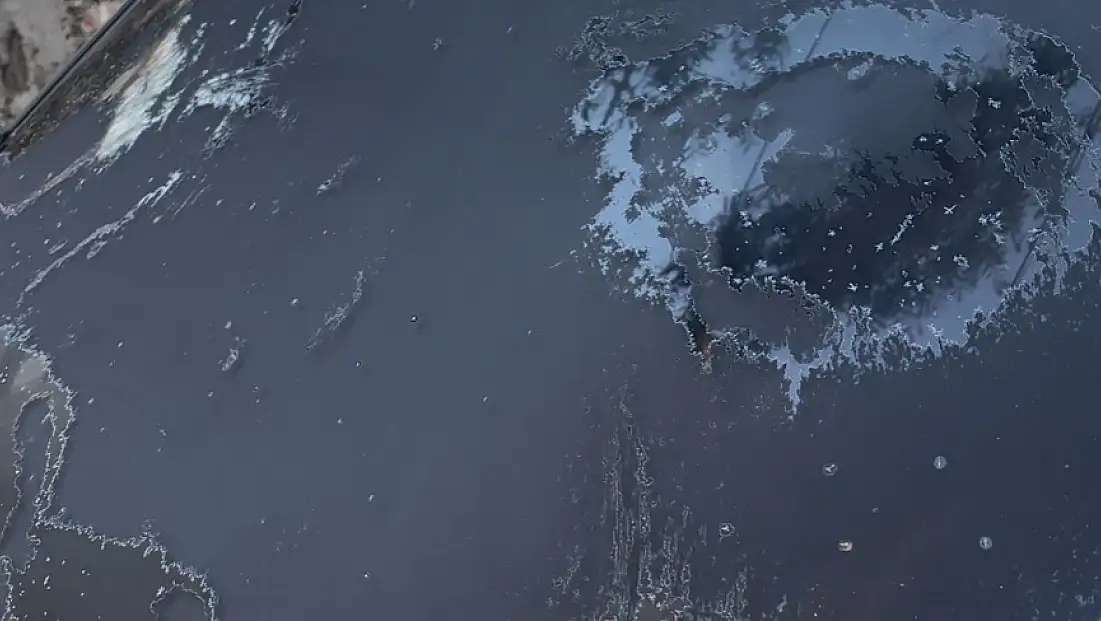 ÖDEMİŞ’TE ARAÇLAR DONDU