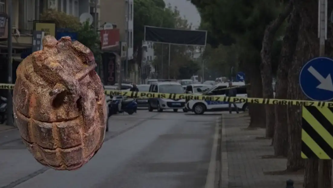 Tire’de tarlada el bombası paniği!