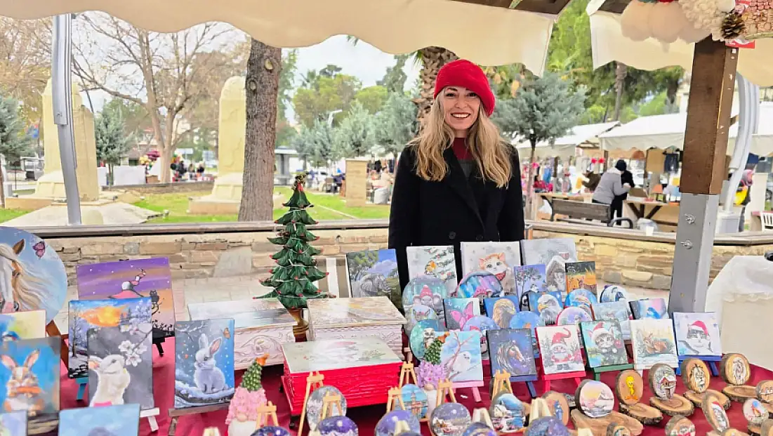 YENİ YIL HEDİYELİK EŞYA PAZARI TİRE'DE AÇILDI