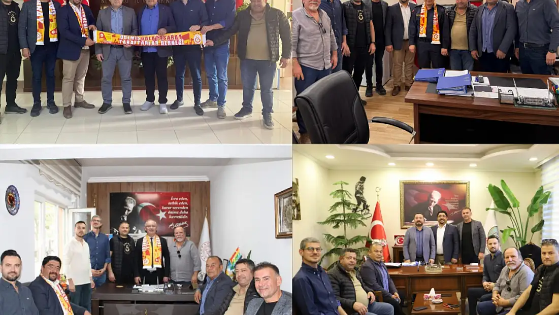 Ödemiş Galatasaray Taraftar Derneği’nden Kurumlara Ziyaret Turu