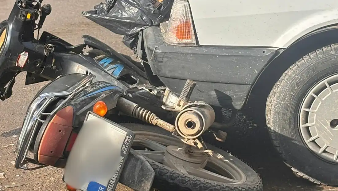 Ödemiş’te Korkutan Kaza: Motosiklet Sürücüsü Yaralandı