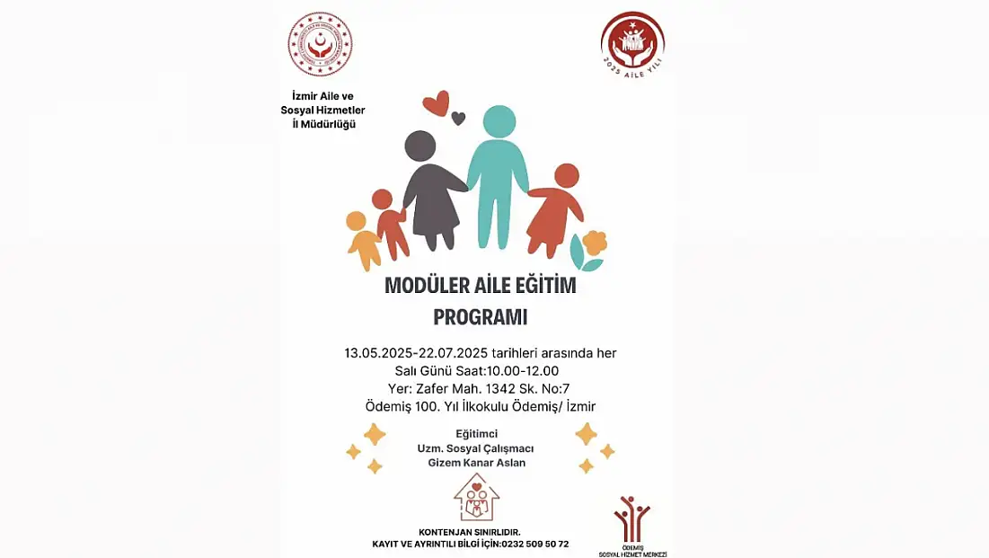 Ödemiş’te Modüler Aile Eğitim Programı Başlıyor