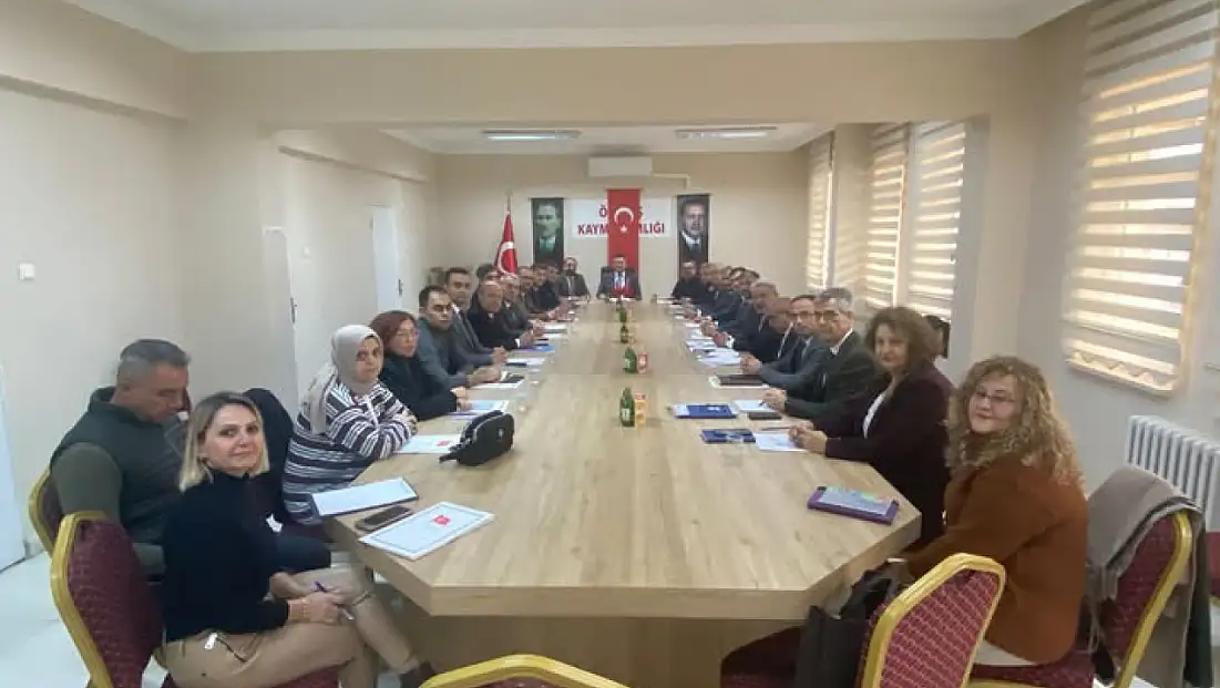 ÖDEMİŞ’TE YIL SONU DEĞERLENDİRME TOPLANTISI