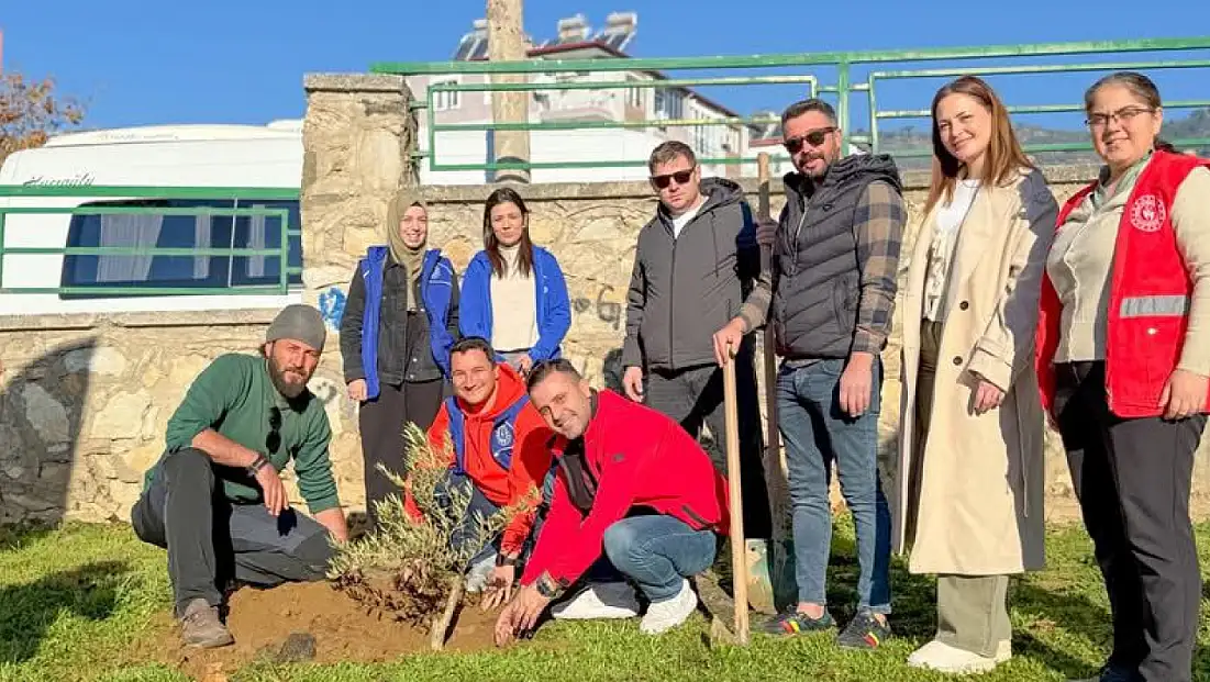 Seyyah Ömer ve Gezgin Necip Bayındır'da Fidan Dikti! Gençlik Merkezi Destek Verdi