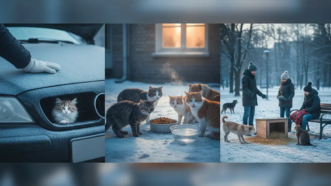SOĞUK HAVALARDA SOKAK HAYVANLARI İÇİN DUYARLILIK ÇAĞRISI
