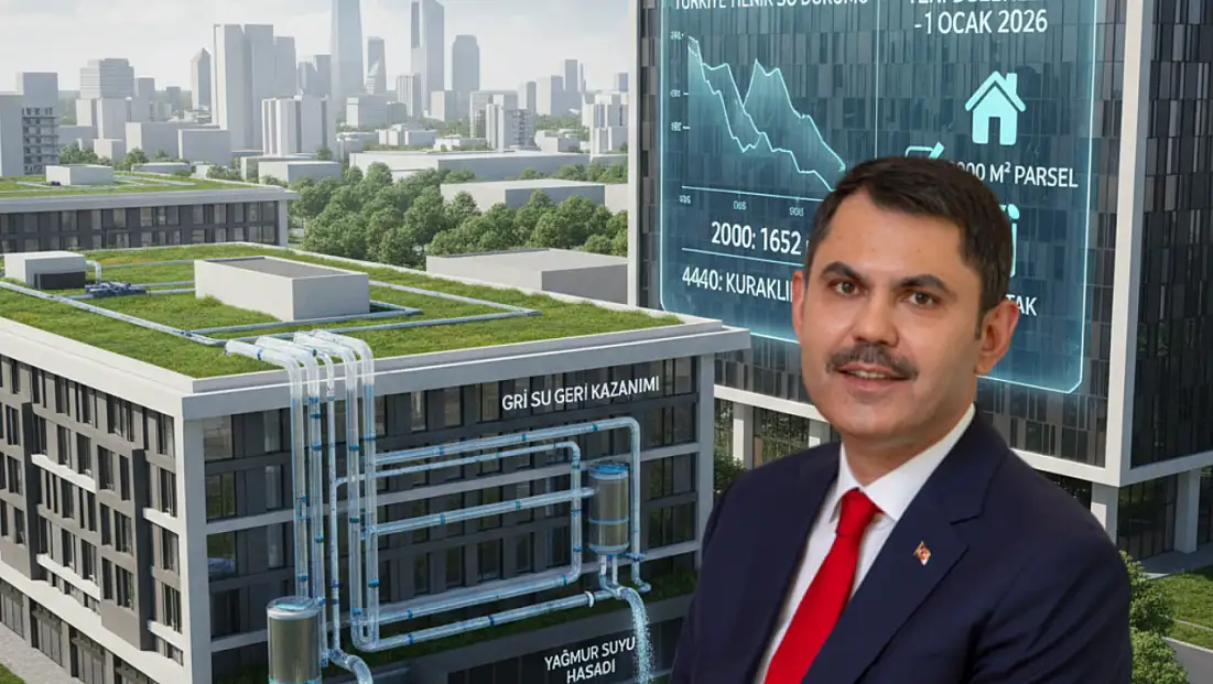 SU KISITLIĞINA KARŞI YENİ ÖNLEM: YAĞMUR SUYU VE GRİ SU SİSTEMLERİ ZORUNLU HALE GELDİ