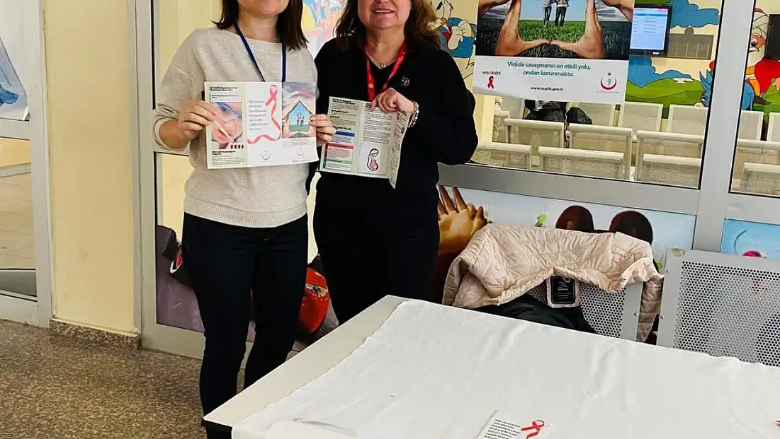 Tire’de Dünya AIDS Günü Kapsamında Stant Çalışmaları Yapıldı