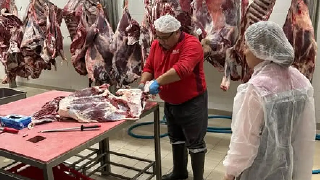 Tire’de Et İşleme Tesislerinde Gıda Güvenliği Denetimi Yapıldı