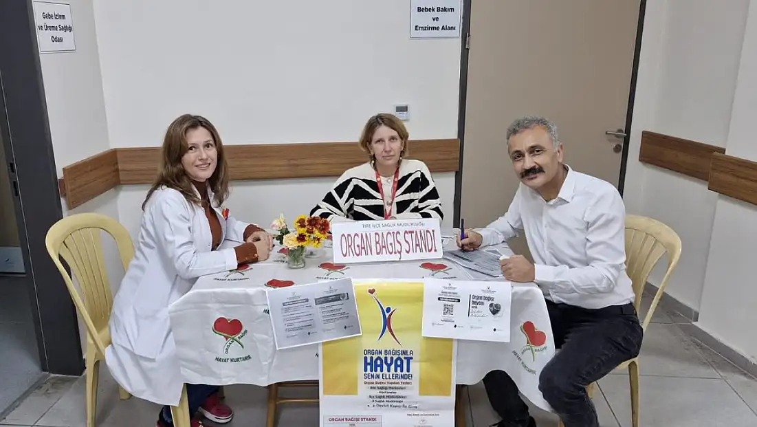 TİRELİ ÖĞRETMENDEN ORGAN BAĞIŞINA ANLAMLI DESTEK