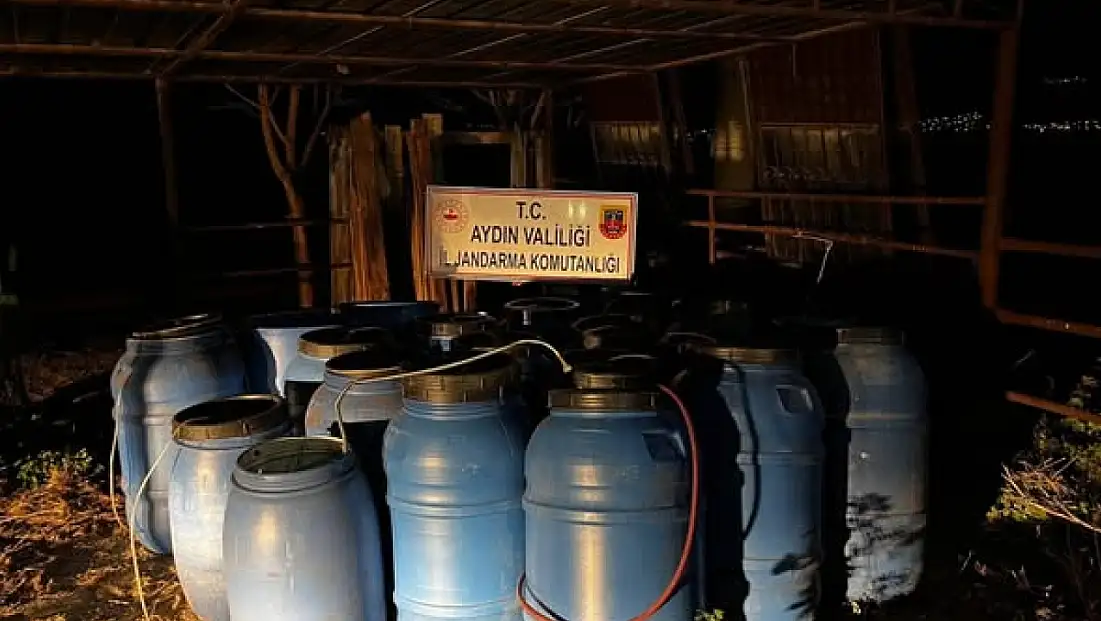 Yeni Yıl Öncesi Aydın’da 6 Ton Sahte Alkol Ele Geçirildi