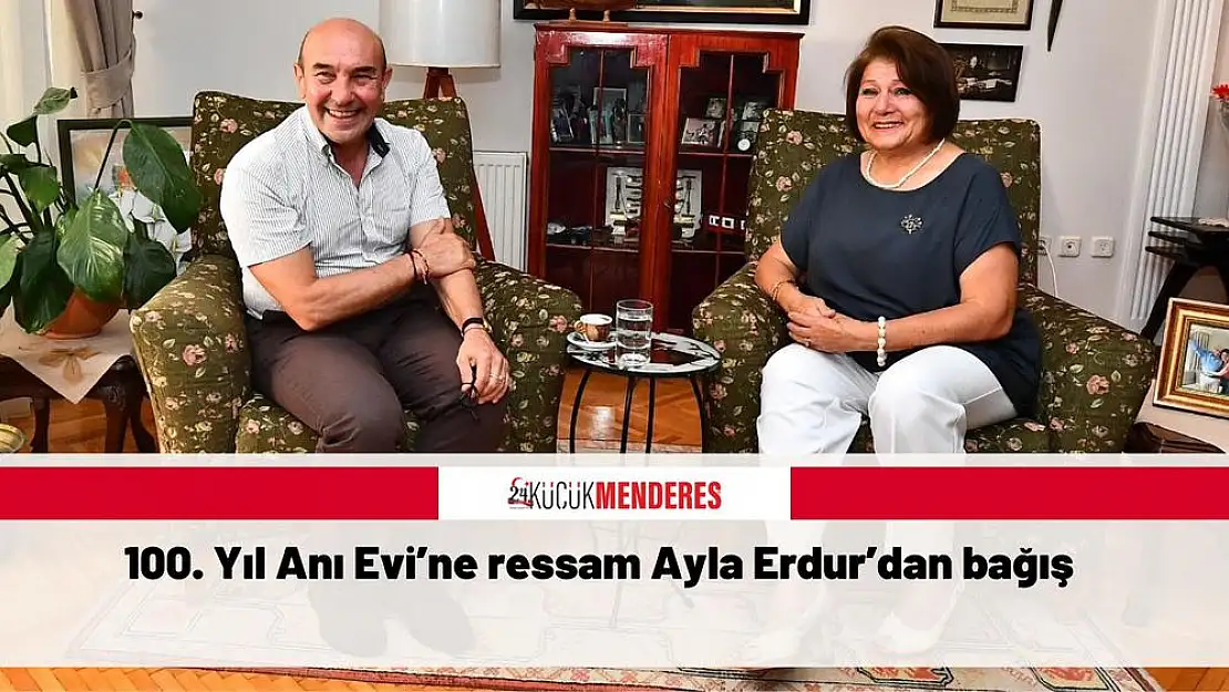 100. Yıl Anı Evi'ne ressam Ayla Erdur'dan bağış