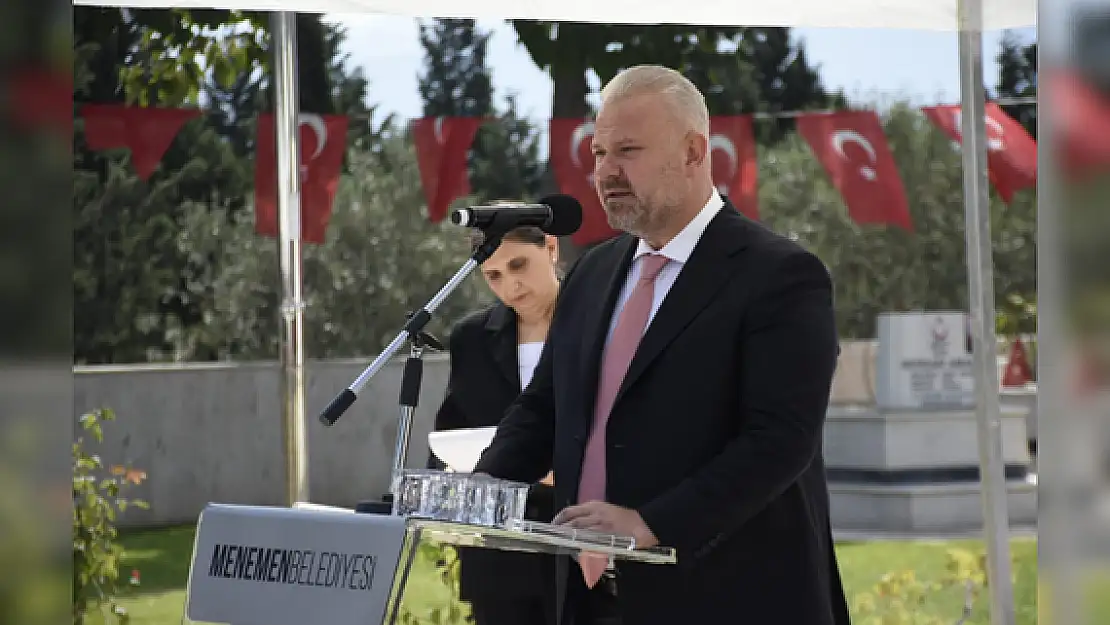 15 Temmuz şehitleri Menemen'de dualarla anıldı