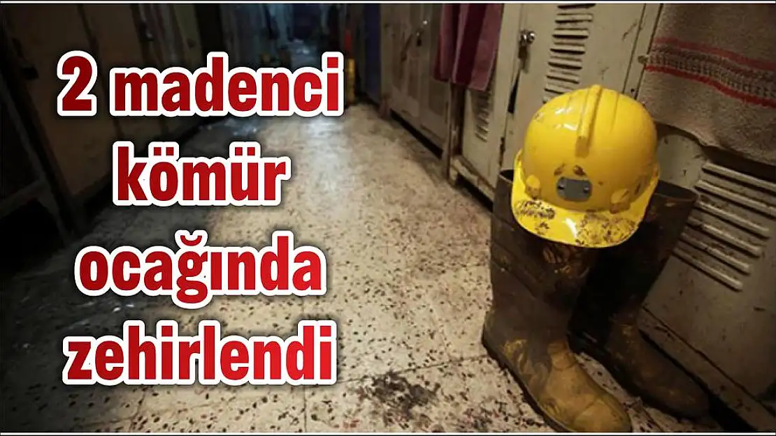 2 madenci kömür ocağında zehirlendi