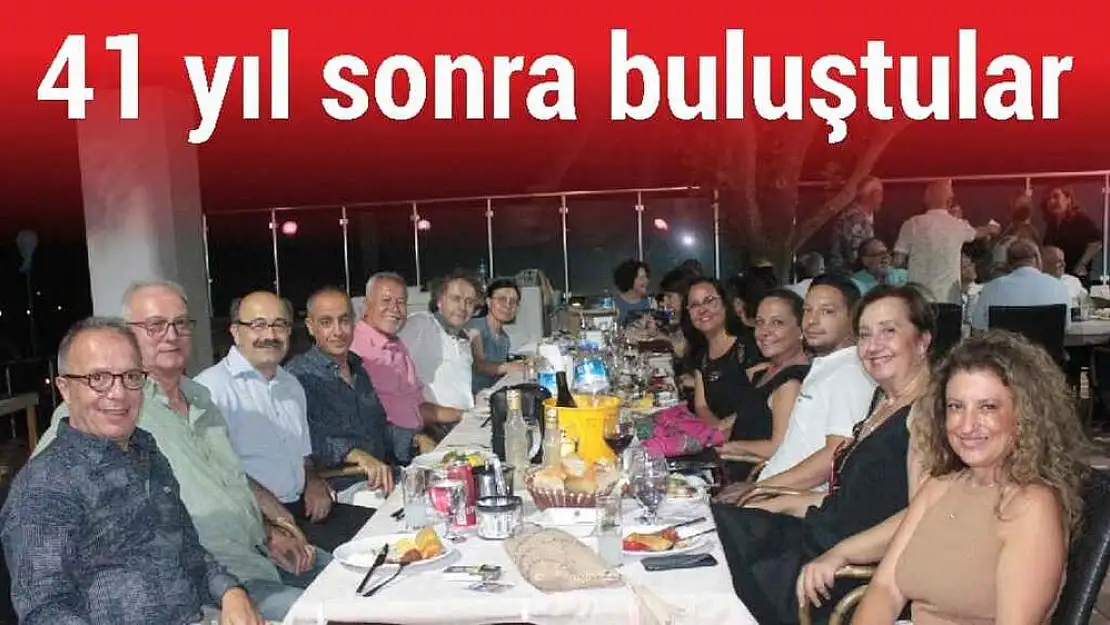 41 yıl sonra buluştular