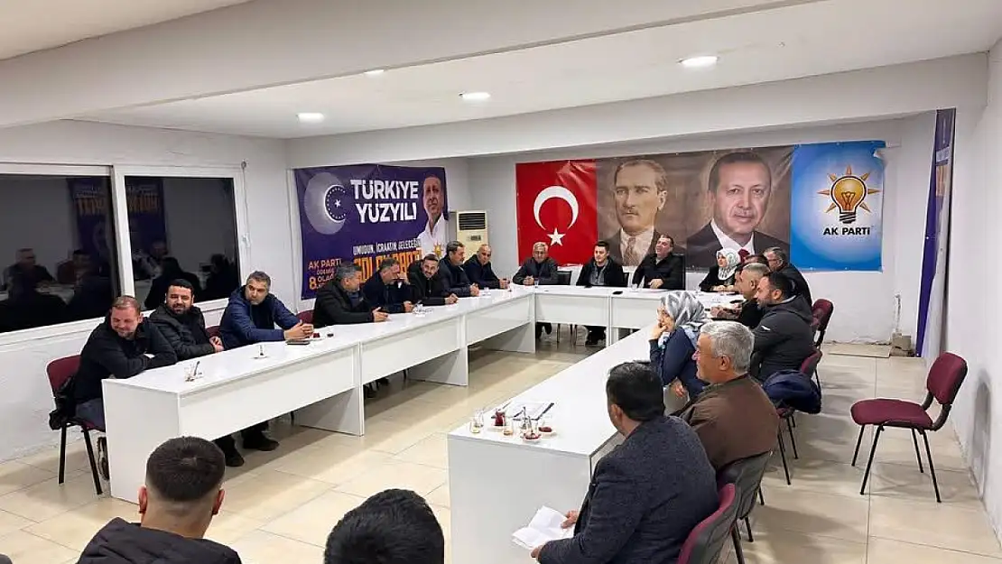 AK Parti Ödemiş İlçe Teşkilatı Haftalık Toplantısını Gerçekleştirdi