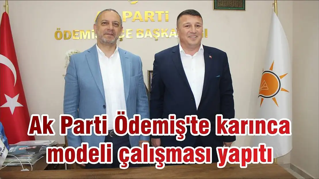 Ak Parti Ödemiş'te karınca modeli çalışması yapıtı