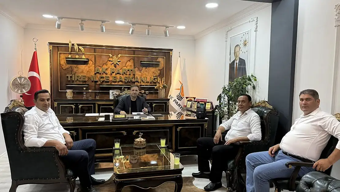 AK Parti Tire İlçe Başkanlığı'nda Ziyaretçi Yoğunluğu