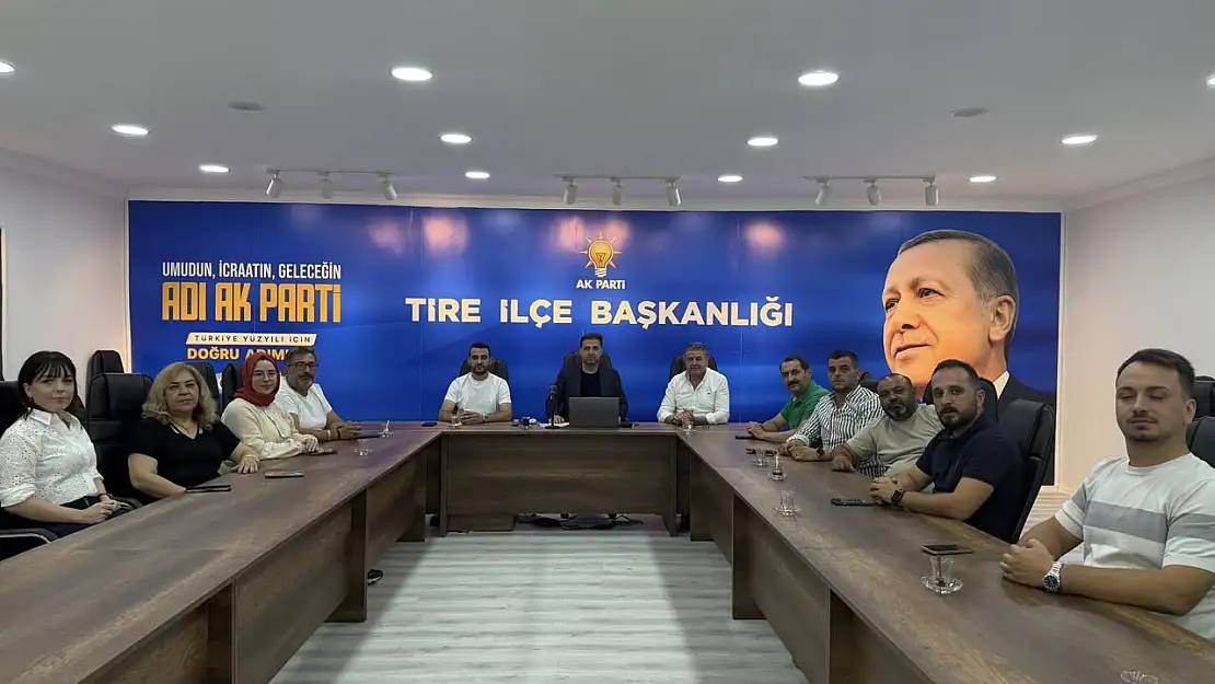 AK Parti Tire Teşkilatından Haftalık Danışma Toplantısı
