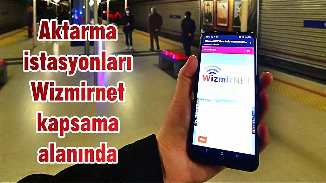 Aktarma istasyonları Wizmirnet kapsama alanında