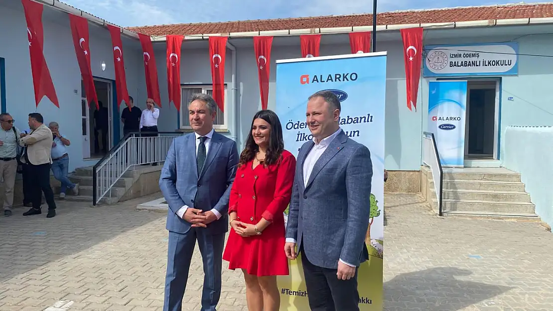 Alarko Carrier, Ödemiş Balabanlı İlkokulu'nun Havasını Değiştirdi