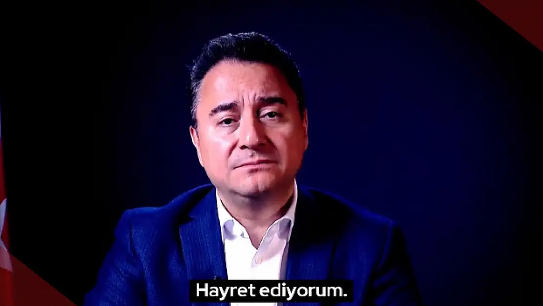 Ali Babacan montaj iddialarını video ile yanıtladı