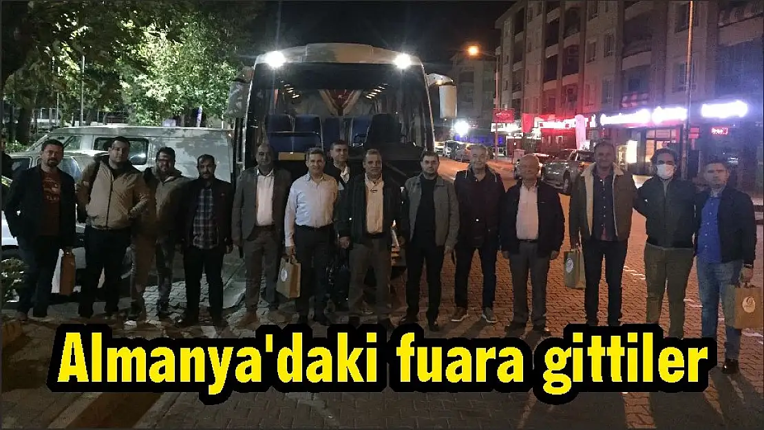 Almanya'daki fuara gittiler