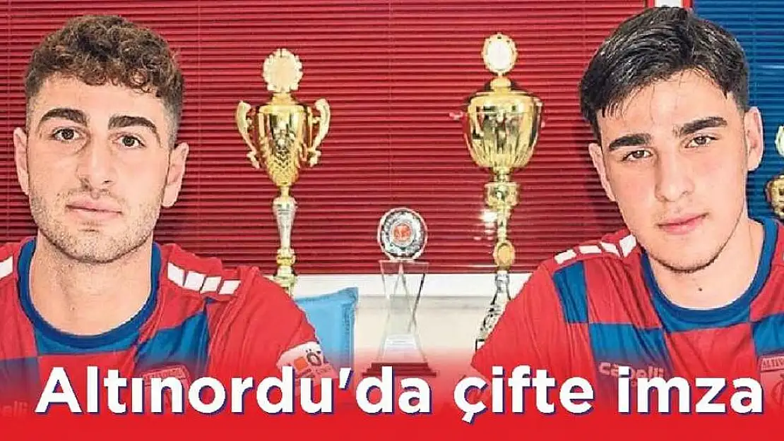 Altınordu'da çifte imza