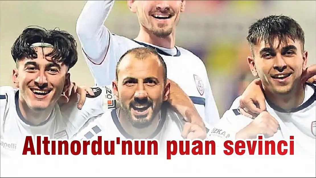 Altınordu'nun puan sevinci