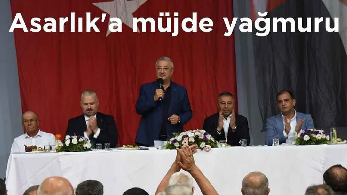 Asarlık'a müjde yağmuru