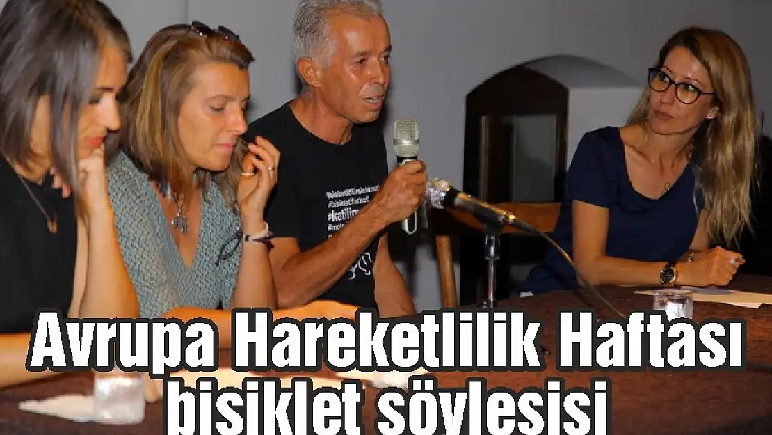 Avrupa Hareketlilik Haftası bisiklet söyleşisi