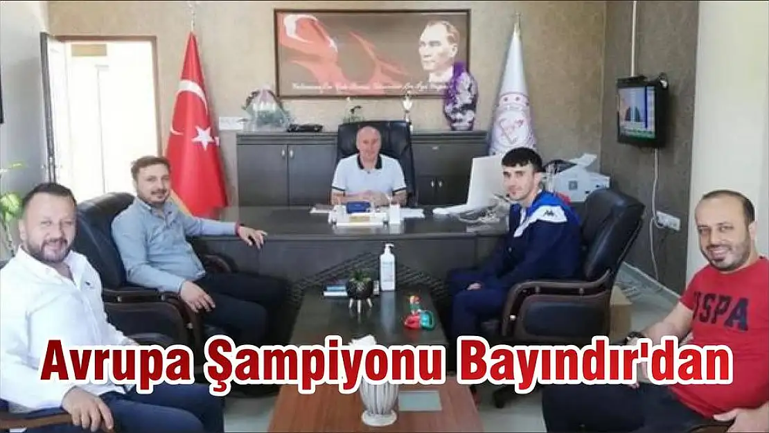 Avrupa Şampiyonu Bayındır'dan