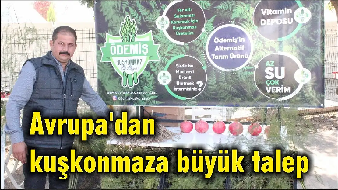 Avrupa'dan kuşkonmaza büyük talep