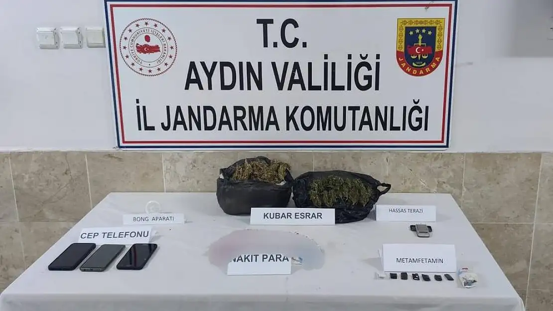 Aydın’da  Jandarma tarafından uyuşturucu operasyonu