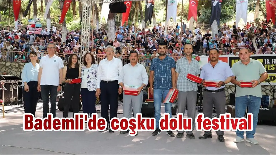 Bademli'de coşku dolu festival