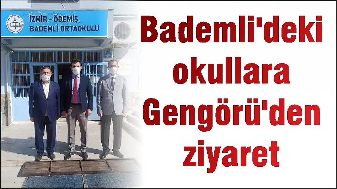 Bademli'deki okullara Gengörü'den ziyaret