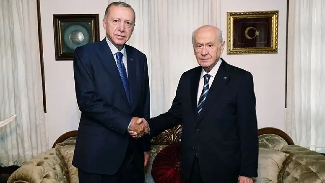 Bahçeli ve Erdoğan baş başa görüştü