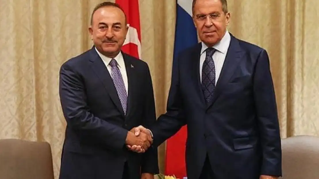 Bakan Çavuşoğlu, Rusya Dışişleri Bakanı Lavrov ile basın toplantısında