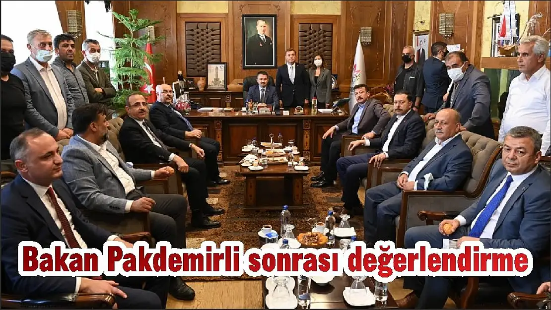 Bakan Pakdemirli sonrası değerlendirme